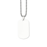 sublimation blank aluminium id tag small double side printable